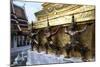 Thailand, Bangkok, Royal Palace, Detail of Statues-null-Mounted Giclee Print