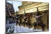 Thailand, Bangkok, Royal Palace, Detail of Statues-null-Mounted Giclee Print