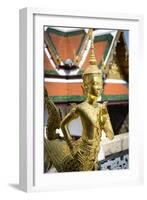 Thailand, Bangkok. Statue at Grand Palace-Matt Freedman-Framed Photographic Print