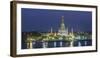 Thailand, Bangkok. Thonburi, Wat Arun detail.-Walter Bibikow-Framed Photographic Print