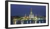 Thailand, Bangkok. Thonburi, Wat Arun detail.-Walter Bibikow-Framed Photographic Print