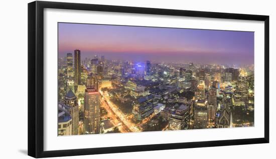 Thailand, Bangkok, View from Verigo Bar at Westin Banian Tree Hotel-Michele Falzone-Framed Photographic Print
