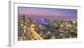 Thailand, Bangkok, View from Verigo Bar at Westin Banian Tree Hotel-Michele Falzone-Framed Photographic Print