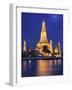 Thailand, Bangkok, Wat Arun Temple at Night-Shaun Egan-Framed Photographic Print