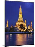 Thailand, Bangkok, Wat Arun Temple at Night-Shaun Egan-Mounted Photographic Print