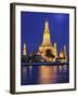 Thailand, Bangkok, Wat Arun Temple at Night-Shaun Egan-Framed Photographic Print