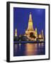 Thailand, Bangkok, Wat Arun Temple at Night-Shaun Egan-Framed Photographic Print