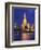 Thailand, Bangkok, Wat Arun Temple at Night-Shaun Egan-Framed Photographic Print