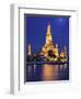 Thailand, Bangkok, Wat Arun Temple at Night-Shaun Egan-Framed Photographic Print