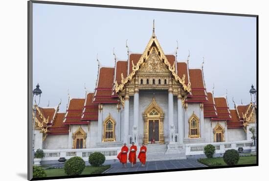 Thailand, Bangkok, Wat Benchamabophit aka The Marble Temple-Steve Vidler-Mounted Photographic Print