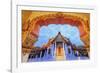 Thailand, Bangkok, Wat Benchamabophit (Marble Temple)-Michele Falzone-Framed Photographic Print