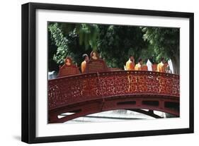 Thailand, Bangkok, Wat Bentchama Bo Bitr-null-Framed Giclee Print