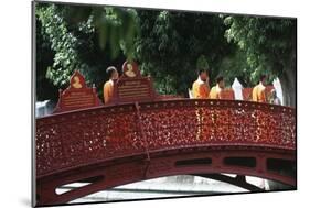 Thailand, Bangkok, Wat Bentchama Bo Bitr-null-Mounted Giclee Print