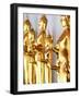 Thailand, Bangkok, Wat Pho Row of Buddhas-Shaun Egan-Framed Photographic Print