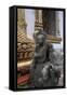 Thailand, Bangkok, Wat Pho Temple, Detail of Statue-null-Framed Stretched Canvas