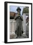 Thailand, Bangkok, Wat Pho Temple, Detail of Statue-null-Framed Giclee Print