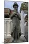 Thailand, Bangkok, Wat Pho Temple, Detail of Statue-null-Mounted Giclee Print