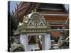 Thailand, Bangkok, Wat Pho Temple-null-Stretched Canvas