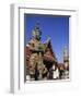 Thailand, Bangkok, Wat Phra Kaew, Grand Palace, Statues in Wat Phra Kaew-Steve Vidler-Framed Photographic Print