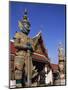 Thailand, Bangkok, Wat Phra Kaew, Grand Palace, Statues in Wat Phra Kaew-Steve Vidler-Mounted Photographic Print