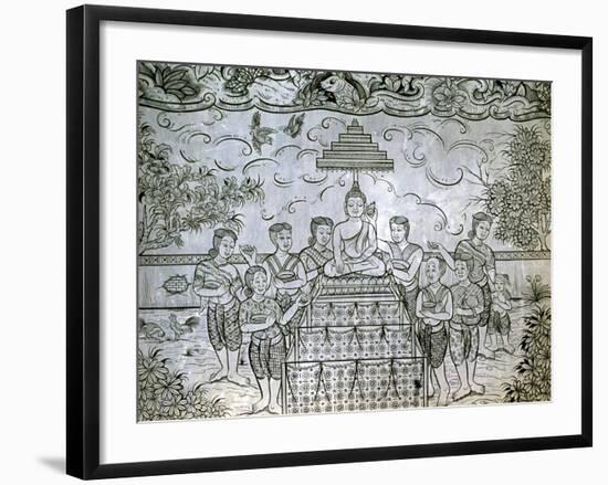 Thailand, Bangkok, Wat Rajanaddaran Temple-null-Framed Giclee Print