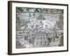 Thailand, Bangkok, Wat Rajanaddaran Temple-null-Framed Giclee Print