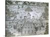 Thailand, Bangkok, Wat Rajanaddaran Temple-null-Stretched Canvas