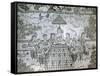 Thailand, Bangkok, Wat Rajanaddaran Temple-null-Framed Stretched Canvas