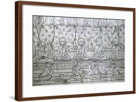 Thailand, Bangkok, Wat Rajanaddaran Temple-null-Framed Giclee Print