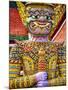 Thailand, Bangkok, Yaksha at Wat Phra Kaeo The Grand Palace-Terry Eggers-Mounted Photographic Print