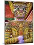 Thailand, Bangkok, Yaksha at Wat Phra Kaeo The Grand Palace-Terry Eggers-Mounted Photographic Print