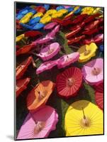 Thailand, Chiang Mai, Borsang Umbrella Village, Umbrellas-Steve Vidler-Mounted Photographic Print