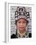 Thailand, Chiang Mai, Chiang Mai Flower Festival, Akha Hilltribe Girl-Steve Vidler-Framed Photographic Print