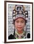 Thailand, Chiang Mai, Chiang Mai Flower Festival, Akha Hilltribe Girl-Steve Vidler-Framed Photographic Print