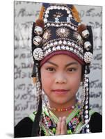 Thailand, Chiang Mai, Chiang Mai Flower Festival, Akha Hilltribe Girl-Steve Vidler-Mounted Photographic Print