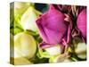 Thailand, Chiang Mai, Flowers at the Thai Market Place-Terry Eggers-Stretched Canvas
