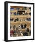 Thailand, Chiang Mai, Shoes Outside a Temple-Steve Vidler-Framed Photographic Print