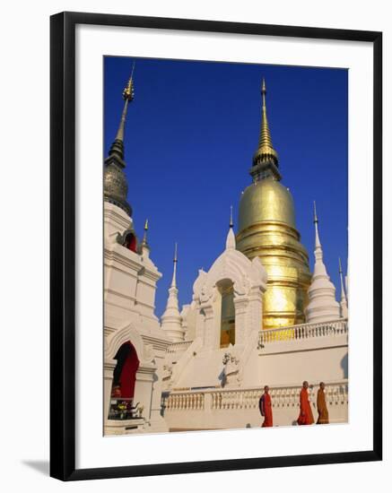 Thailand, Chiang Mai, Wat Suan Dok-Steve Vidler-Framed Photographic Print