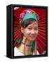 Thailand, Chiang Rai, Long Neck Karen Hilltribe, Long Neck Woman-Steve Vidler-Framed Stretched Canvas