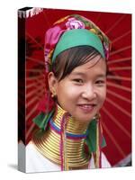 Thailand, Chiang Rai, Long Neck Karen Hilltribe, Long Neck Woman-Steve Vidler-Stretched Canvas