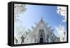 Thailand, Chiang Rai. the White Temple (Wat Rong Khun)-Matteo Colombo-Framed Stretched Canvas