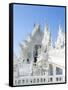 Thailand, Chiang Rai. the White Temple (Wat Rong Khun)-Matteo Colombo-Framed Stretched Canvas