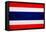 Thailand Flag Design with Wood Patterning - Flags of the World Series-Philippe Hugonnard-Framed Stretched Canvas