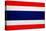 Thailand Flag Design with Wood Patterning - Flags of the World Series-Philippe Hugonnard-Stretched Canvas