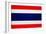 Thailand Flag Design with Wood Patterning - Flags of the World Series-Philippe Hugonnard-Framed Art Print