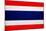 Thailand Flag Design with Wood Patterning - Flags of the World Series-Philippe Hugonnard-Mounted Art Print