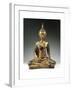 Thailand, Gilded Bronze Statue of Buddha-null-Framed Giclee Print