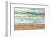 Thailand, Ko Samui. Light surf hitting the beach.-Tom Haseltine-Framed Photographic Print