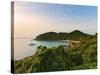 Thailand, Ko Samui, Silver Beach at Sunset-Shaun Egan-Stretched Canvas