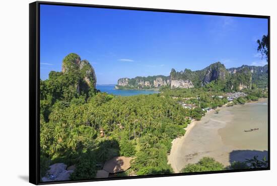 Thailand, Krabi, Hat Railay Beach-Michele Falzone-Framed Stretched Canvas